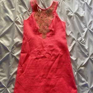 Lilly Pulitzer Largo Shift Dress - Bright Coral